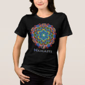Doily Namaste Kaleidoscope T - Shirt (Vorderseite)