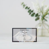 Doily und Crochet Thread Visitenkarte (Stehend Vorderseite)