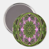 Doily vom Frühling... Magnet (Vorderseite/Rückseite)