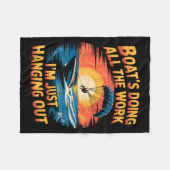 Doing All The Work Parasailer Paragliding Parasail Fleecedecke (Vorderseite (Horizontal))