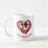 Doing Chihuahua-Papa-Rose Herz Kaffeetasse (Links)