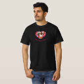 Doing Chihuahua-Papa-Rose Herz T-Shirt (Vorne ganz)