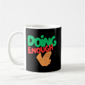 Doing Enough Self Worth Quote Coffee Kaffeetasse (Links)