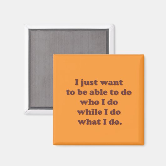 Doing It Magnet (Vorderseite/Rückseite)