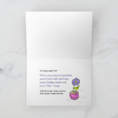 Doing meine eigenen Stunts Hund Cartoon bekommen W Karte (Innenseite)