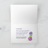 Doing meine eigenen Stunts Hund Cartoon bekommen W Karte (Innenseite)