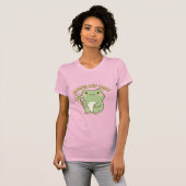 “Doing My Best” Frog Sticker/Tee T-Shirt (Vorne ganz)