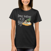 Doing Nothing Is My Mojo Sheep On Beach Drinking M T-Shirt (Vorderseite)