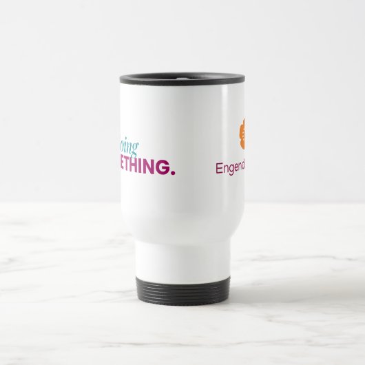 Doing Something Travel Mug Reisebecher (Mittel)