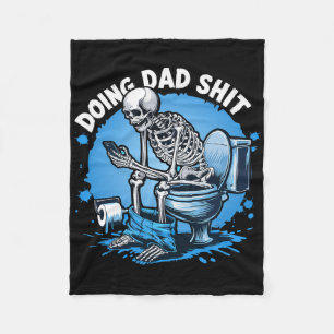 Doing Vater Vater Joke Skeleton Vater Der sonnige Fleecedecke