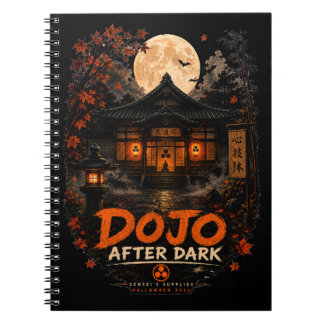 Dojo After Dark Halloween Kampfsport Journal Notizblock