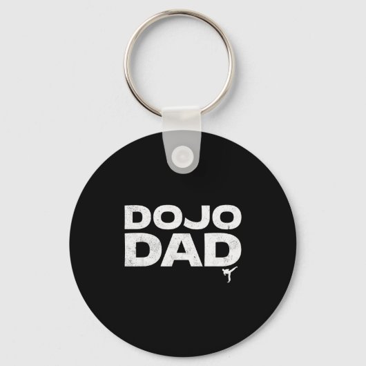 Dojo Dad Martial Arts Funny Father's Day Gift For Schlüsselanhänger (Vorderseite)