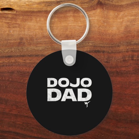 Dojo Dad Martial Arts Funny Father's Day Gift For Schlüsselanhänger (Vorderseite)