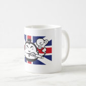 Dojo Großbritannien Kaffeetasse (VorderseiteRechts)