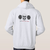 Dojo hoodie "Roll Them Bones" (Rückseite)