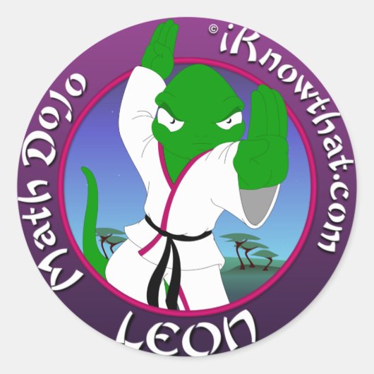 Dojo Leon Stickers (Vorderseite)