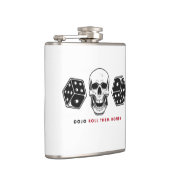 Dojo "Roll Them Bones" Flachmann (Rechts)