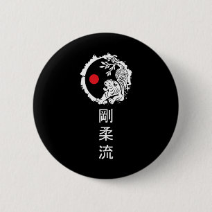 Dojo Training Karate Bestes Erbe des traditionelle Button