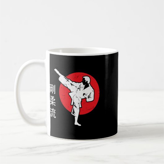 Dojo Training Karate Bestes Erbe des traditionelle Kaffeetasse (Links)