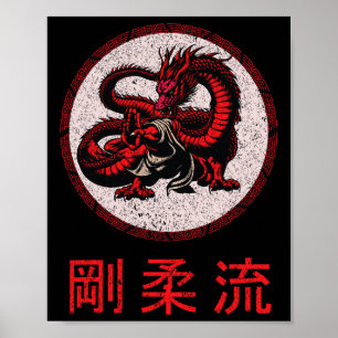 Dojo Training Karate Bestes Erbe des traditionelle Poster