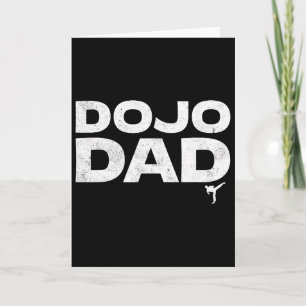 Dojo Vater Martial Arts Funny Vatertag Geschenk fü Karte