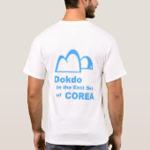 Dokdo, Gebiet von Corea T-Shirt (Rückseite)