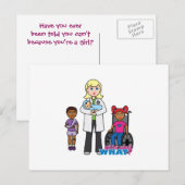 Doktor 1 postkarte (Vorne/Hinten)