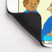 Doktor 761 zitiert meinen Ehefrau-Cartoon Mousepad (Ecke)
