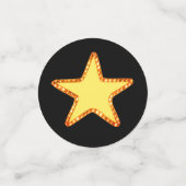 Doktor Abschluss ist schwarz. Blau und Weiß Konfetti (Klein Vorderseite)