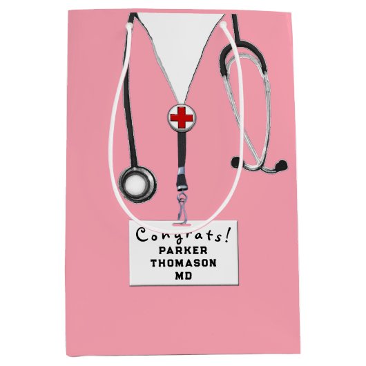 Doktor Abschluss Mittlere Geschenktüte (Vorderseite)