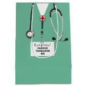 Doktor Abschluss Mittlere Geschenktüte (Rückseite)