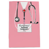Doktor Abschluss Mittlere Geschenktüte (Vorderseite)