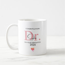 Doktor-Abschluss Personal Name Klasse 2026 Kaffeetasse