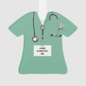 Doktor-Abschlussgeschenk Ornament (Rückseite)