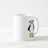 Doktor auf Anruf-Pinguin Kaffeetasse (VorderseiteRechts)