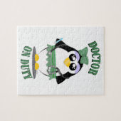 Doktor auf Dienstpinguin (weiblich) Puzzle (Horizontal)