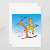 Doktor auf Skis Einladung (Vorne/Hinten)