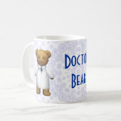 Doktor Bear - Teddybär Kaffeetasse (Vorderseite Links)