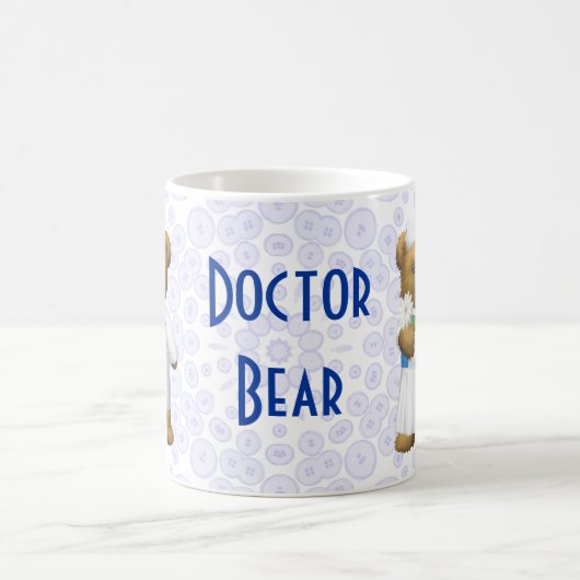 Doktor Bear - Teddybär Kaffeetasse (Mittel)