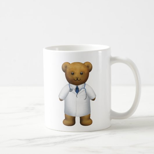 Doktor Bear - Teddybär Kaffeetasse (Rechts)