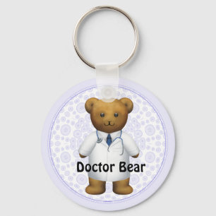 Doktor Bear - Teddybär Schlüsselanhänger