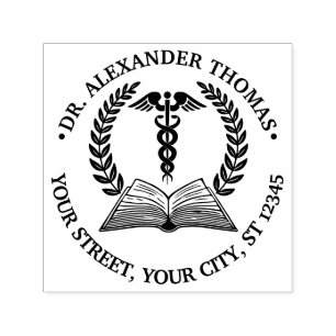 Doktor Caduceus 1LR Buch Name Adresse Permastempel