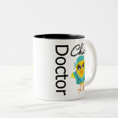 Doktor Chick Zweifarbige Tasse (VorderseiteRechts)