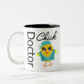 Doktor Chick Zweifarbige Tasse (Links)