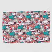 Doktor & Chirurg-Muster Golfhandtuch (Horizontal)