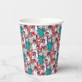 Doktor & Chirurg-Muster Pappbecher (Links)