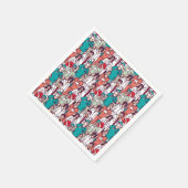 Doktor & Chirurg-Muster Serviette (Ecke)