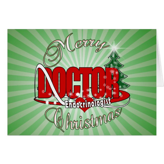 DOKTOR CHRISTMAS Endokrinologe (Vorderseite (Horizontal))