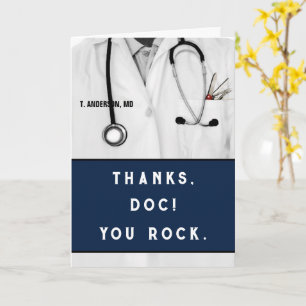 Doktor danke Ihnen Karte