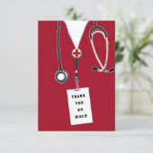 Doktor, danke Karte (Stehend Vorderseite)
